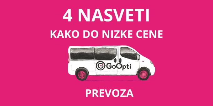 Kako do ekstra ugodnega GoOpti prevoza
