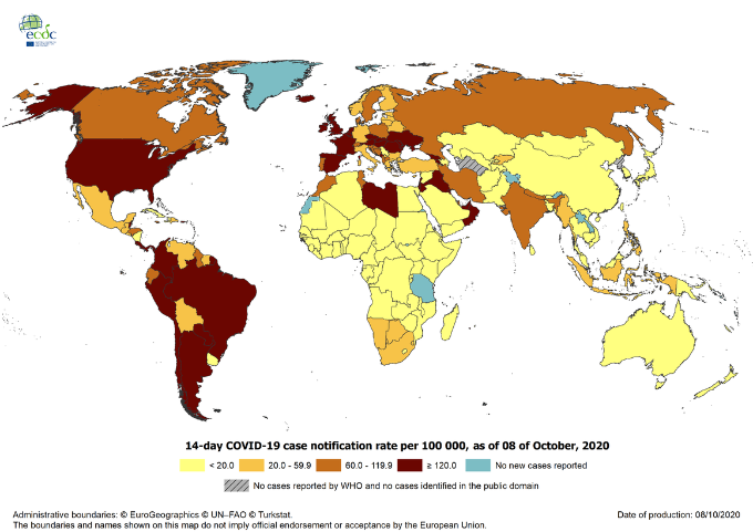 Izvor: https://www.ecdc.europa.eu/en/geographical-distribution-2019-ncov-cases